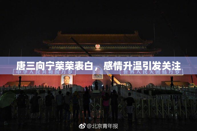 唐三向宁荣荣表白，感情升温引发关注