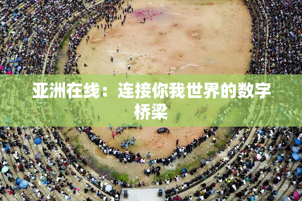 亚洲在线：连接你我世界的数字桥梁