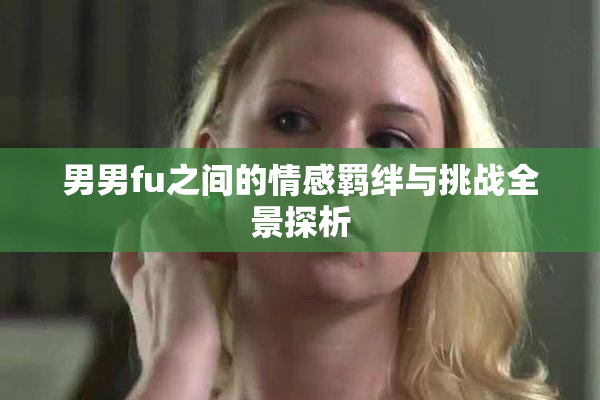 男男fu之间的情感羁绊与挑战全景探析