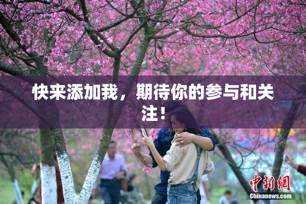 快来添加我，期待你的参与和关注！