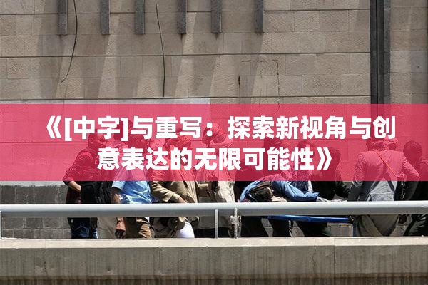 《[中字]与重写：探索新视角与创意表达的无限可能性》