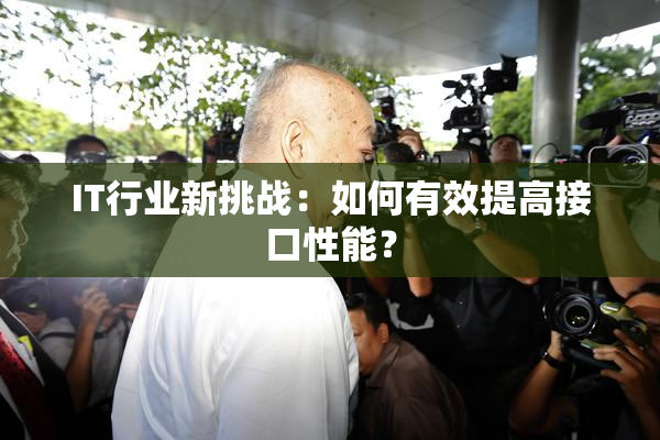 IT行业新挑战：如何有效提高接口性能？