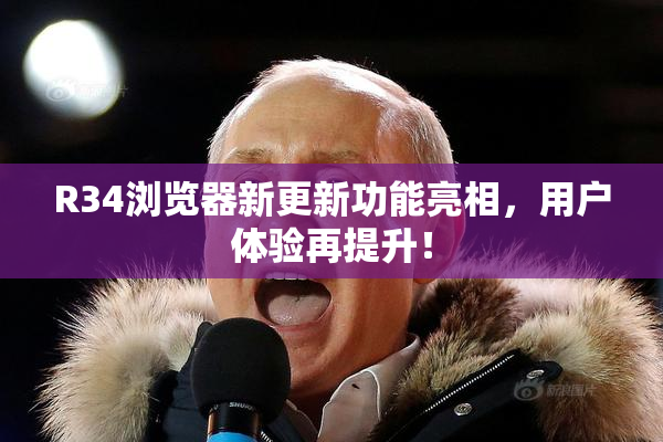 R34浏览器新更新功能亮相，用户体验再提升！