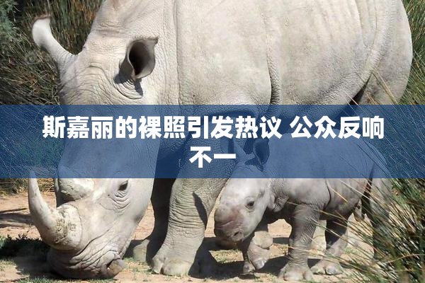斯嘉丽的裸照引发热议 公众反响不一