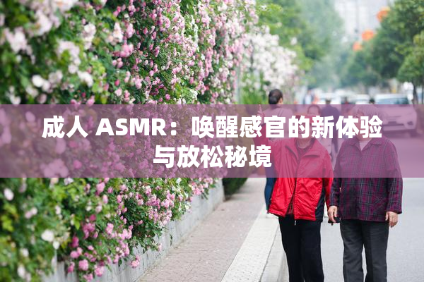 成人 ASMR：唤醒感官的新体验与放松秘境