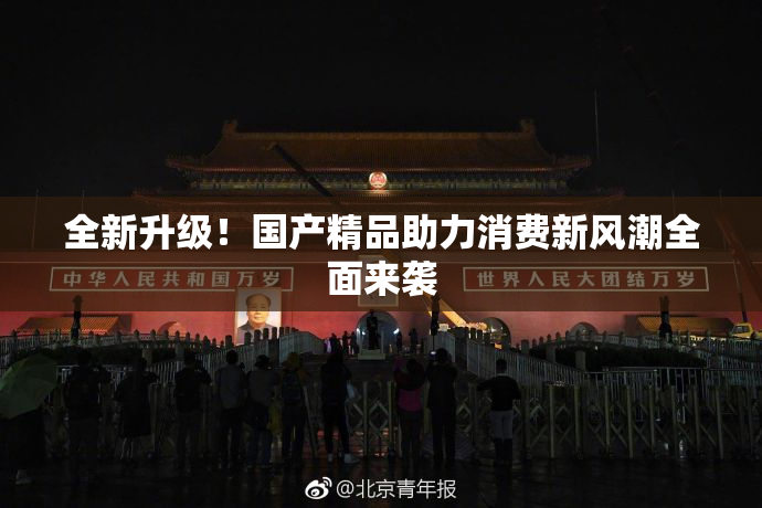 全新升级！国产精品助力消费新风潮全面来袭