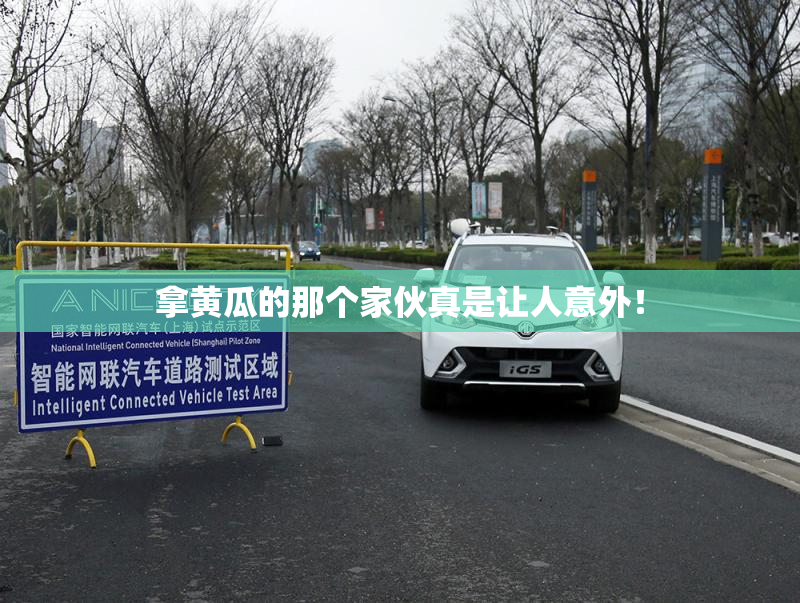 拿黄瓜的那个家伙真是让人意外！