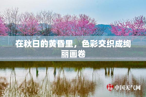 在秋日的黄昏里，色彩交织成绚丽画卷
