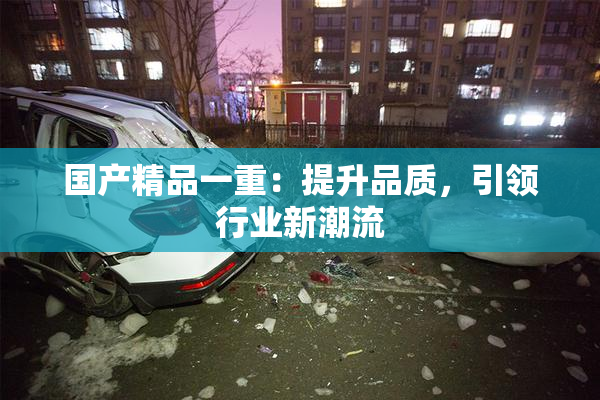 国产精品一重：提升品质，引领行业新潮流