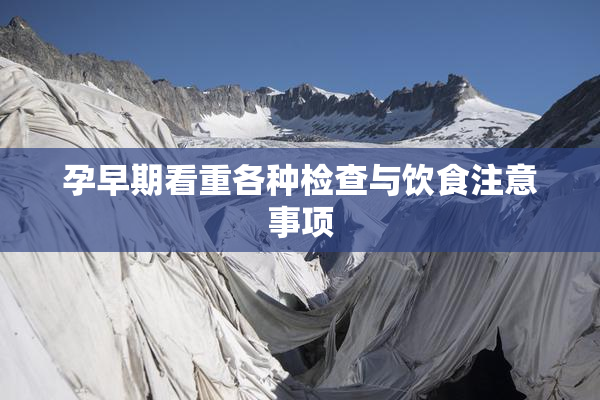 孕早期看重各种检查与饮食注意事项