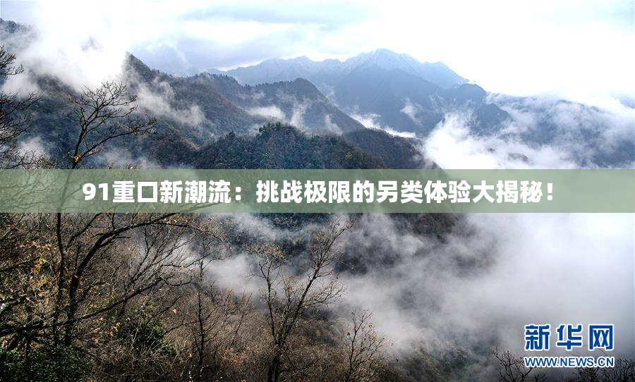 91重口新潮流：挑战极限的另类体验大揭秘！