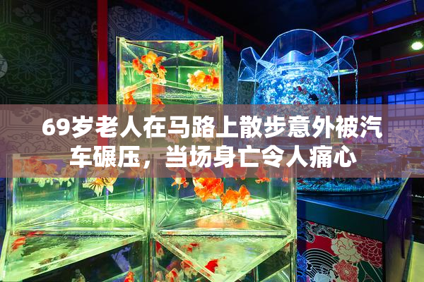 69岁老人在马路上散步意外被汽车碾压，当场身亡令人痛心