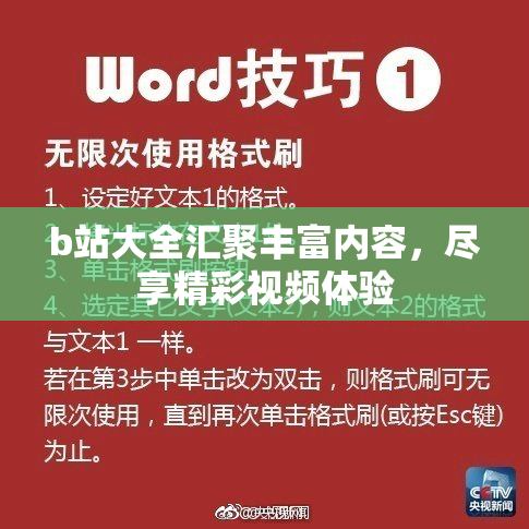 b站大全汇聚丰富内容，尽享精彩视频体验