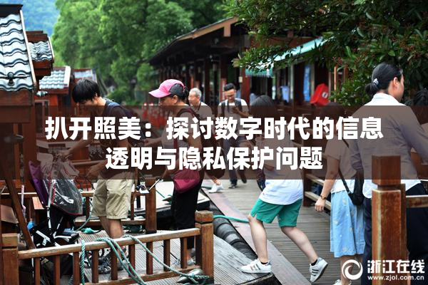 扒开照美：探讨数字时代的信息透明与隐私保护问题