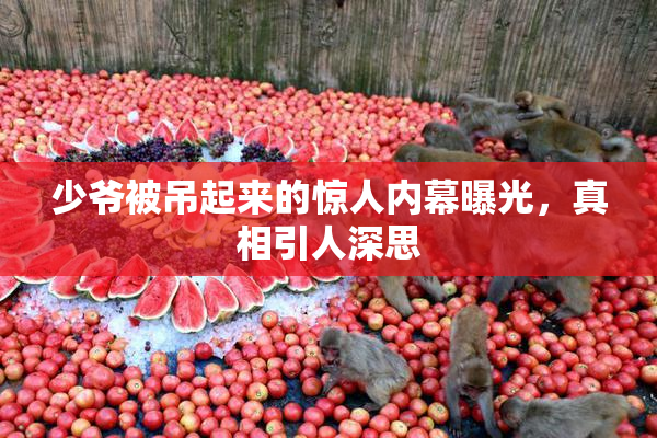 少爷被吊起来的惊人内幕曝光，真相引人深思