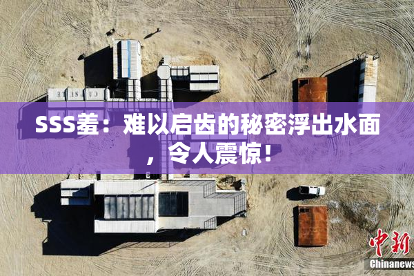 SSS羞：难以启齿的秘密浮出水面，令人震惊！