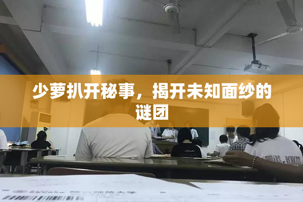 少萝扒开秘事，揭开未知面纱的谜团