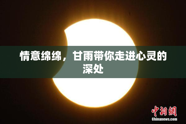 情意绵绵，甘雨带你走进心灵的深处