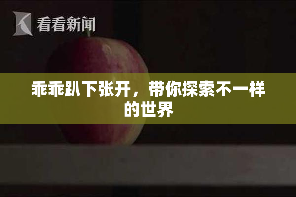 乖乖趴下张开，带你探索不一样的世界