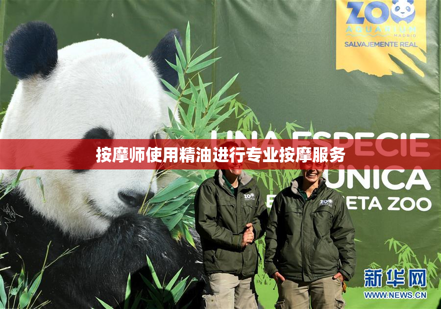 按摩师使用精油进行专业按摩服务