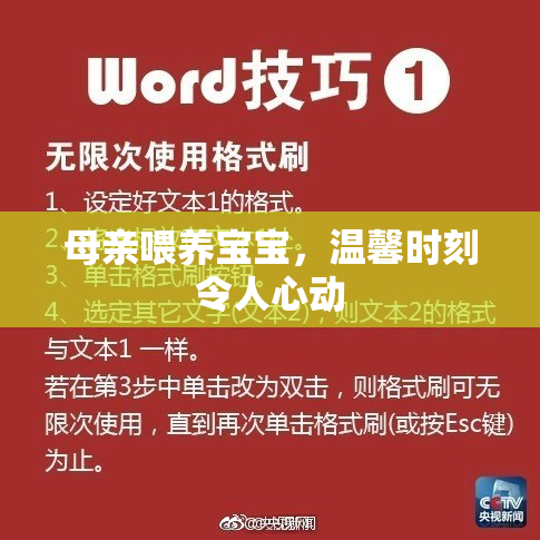 母亲喂养宝宝，温馨时刻令人心动