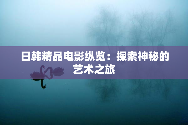 日韩精品电影纵览：探索神秘的艺术之旅