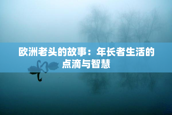 欧洲老头的故事：年长者生活的点滴与智慧
