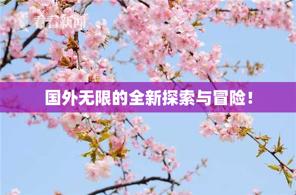 国外无限的全新探索与冒险！