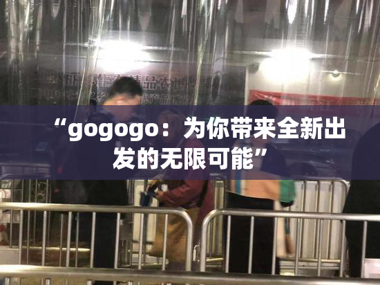 “gogogo：为你带来全新出发的无限可能”