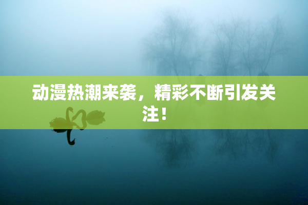 动漫热潮来袭，精彩不断引发关注！