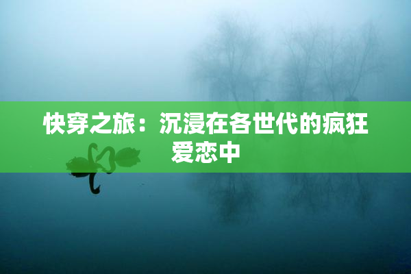 快穿之旅：沉浸在各世代的疯狂爱恋中