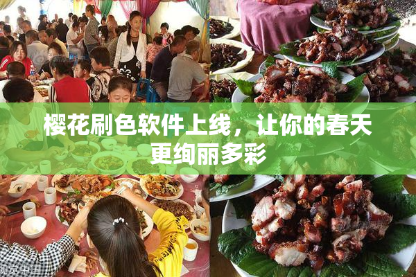 樱花刷色软件上线，让你的春天更绚丽多彩