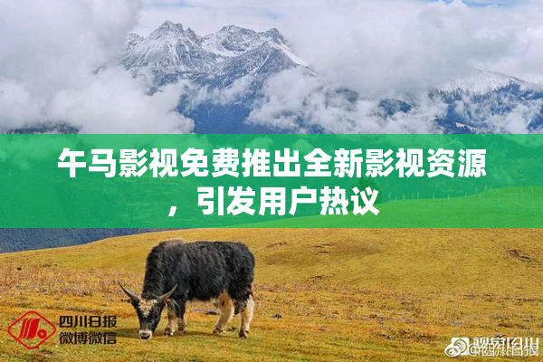 午马影视免费推出全新影视资源，引发用户热议