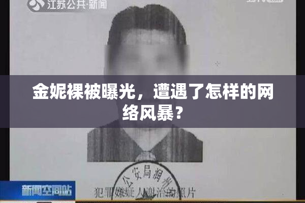 金妮裸被曝光，遭遇了怎样的网络风暴？