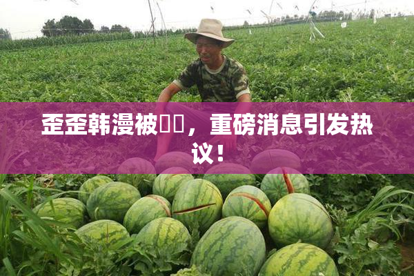 歪歪韩漫被❌‌，重磅消息引发热议！