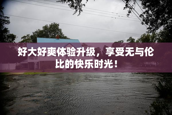 好大好爽体验升级，享受无与伦比的快乐时光！