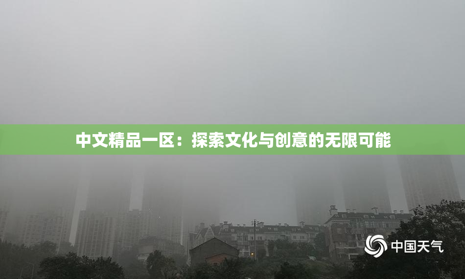 中文精品一区：探索文化与创意的无限可能