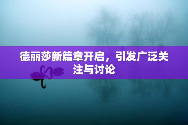 德丽莎新篇章开启，引发广泛关注与讨论