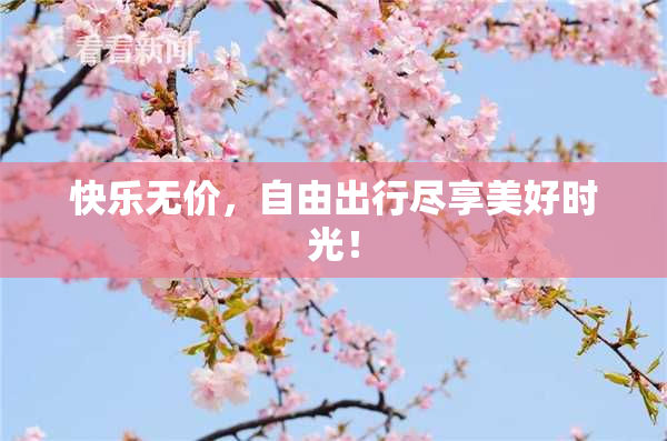 快乐无价，自由出行尽享美好时光！