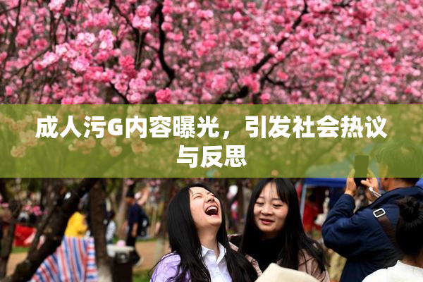 成人污G内容曝光，引发社会热议与反思