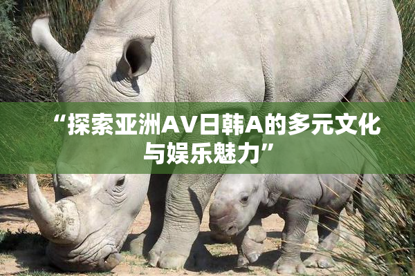 “探索亚洲AV日韩A的多元文化与娱乐魅力”