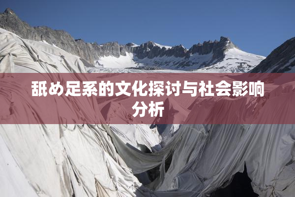 舐め足系的文化探讨与社会影响分析