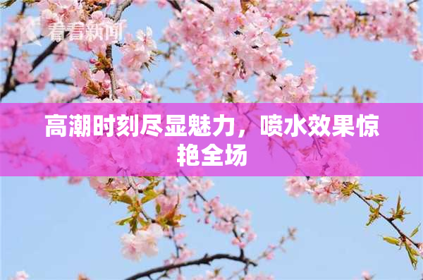 高潮时刻尽显魅力，喷水效果惊艳全场