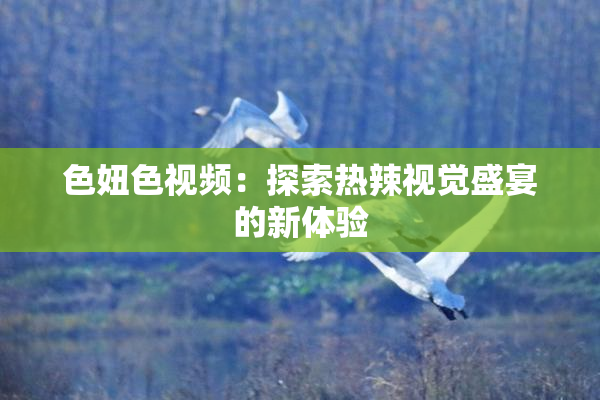 色妞色视频：探索热辣视觉盛宴的新体验