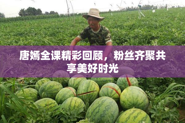 唐嫣全课精彩回顾，粉丝齐聚共享美好时光