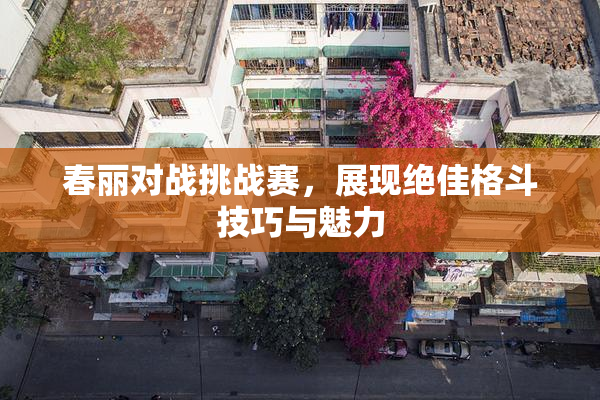 春丽对战挑战赛，展现绝佳格斗技巧与魅力
