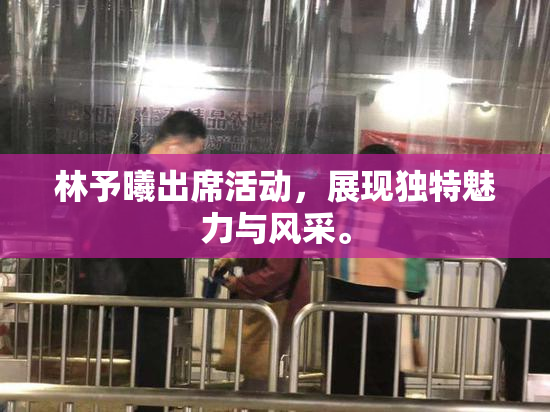 林予曦出席活动，展现独特魅力与风采。