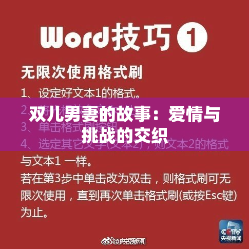 双儿男妻的故事：爱情与挑战的交织