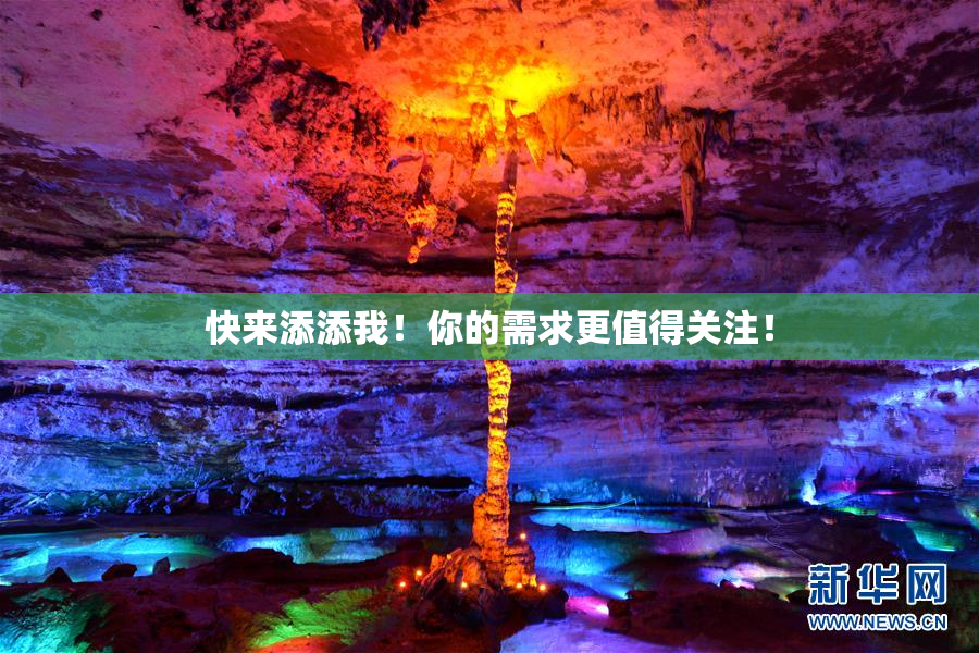 快来添添我！你的需求更值得关注！
