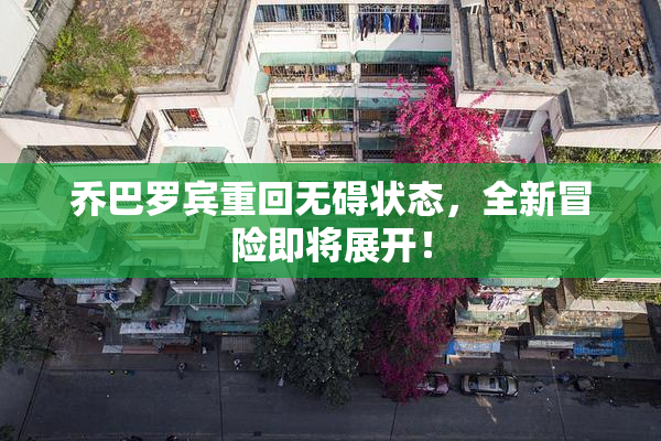 乔巴罗宾重回无碍状态，全新冒险即将展开！